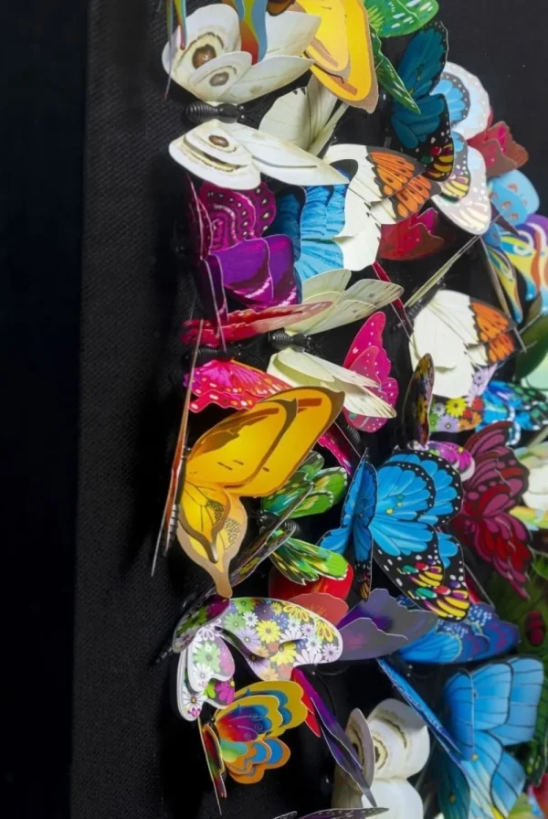 KARE Design Wanddecoratie Farfalla 120x120cm