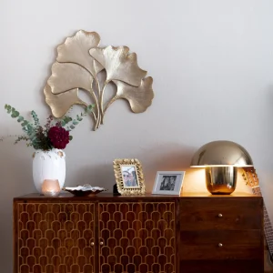 KARE Design Wanddecoratie Ginkgo Goud Groot