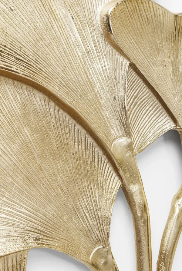 KARE Design Wanddecoratie Ginkgo Goud Groot