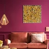 KARE Design Wanddecoratie Gold Flower 60x60cm