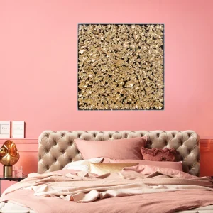KARE Design Wanddecoratie Gold Leaf 120x120cm
