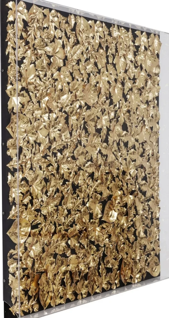 KARE Design Wanddecoratie Gold Leaf 120x120cm