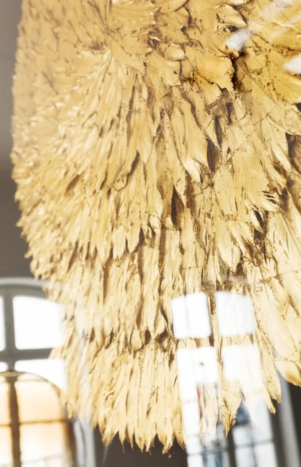 KARE Design Wanddecoratie Golden Snail 120x120cm