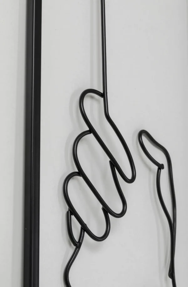 KARE Design Wanddecoratie Hand In Hand 25x70cm