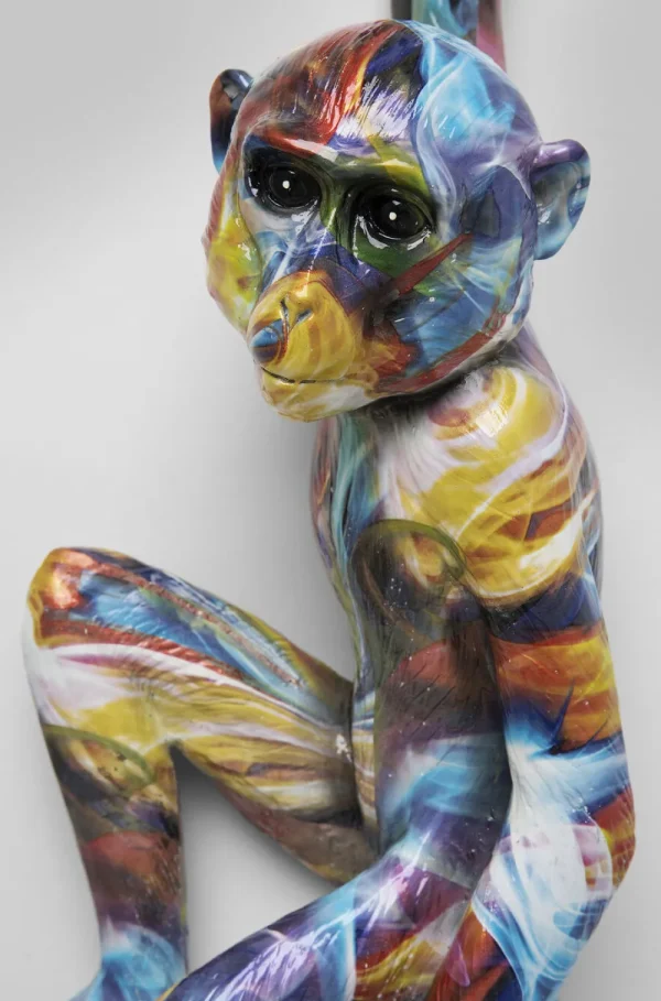 KARE Design Wanddecoratie Hanging Ape Bunt