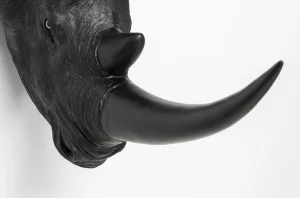 KARE Design Wanddecoratie Head Antique Zwart