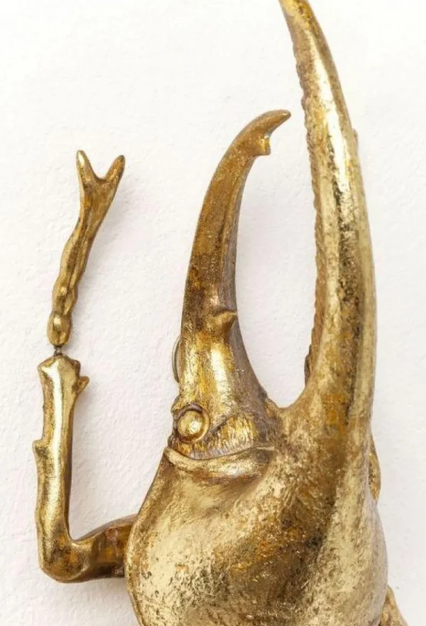 KARE Design Wanddecoratie Herkules Beetle Goud