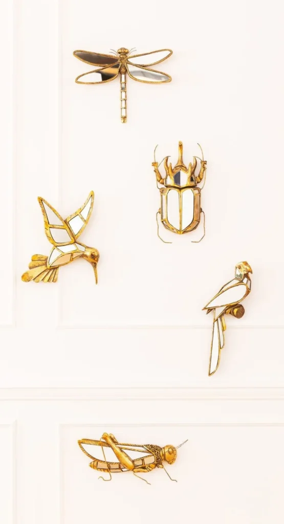 KARE Design Wanddecoratie Hummingbird Spiegel 32cm