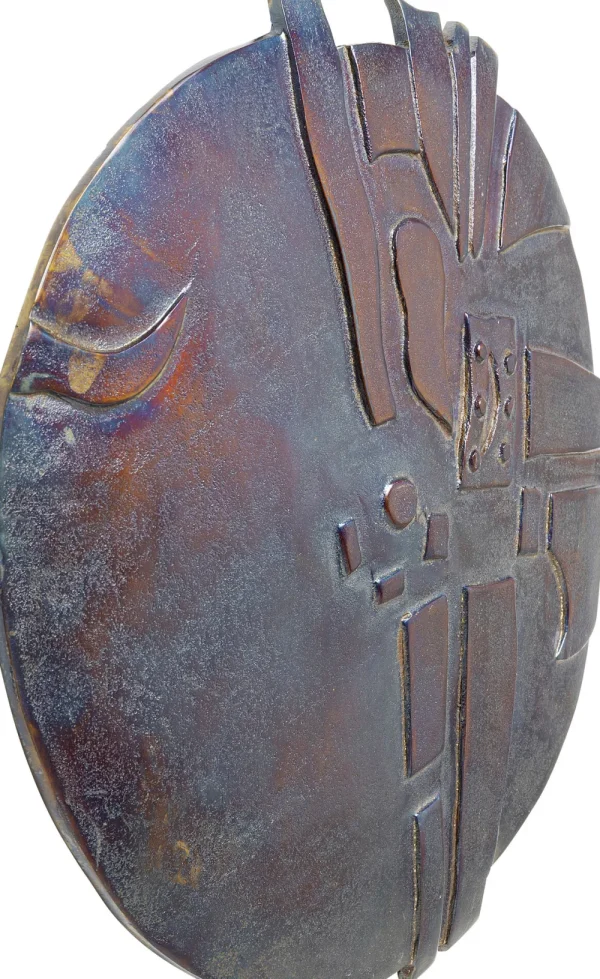 KARE Design Wanddecoratie Kala Antique Anthracite Ø45cm