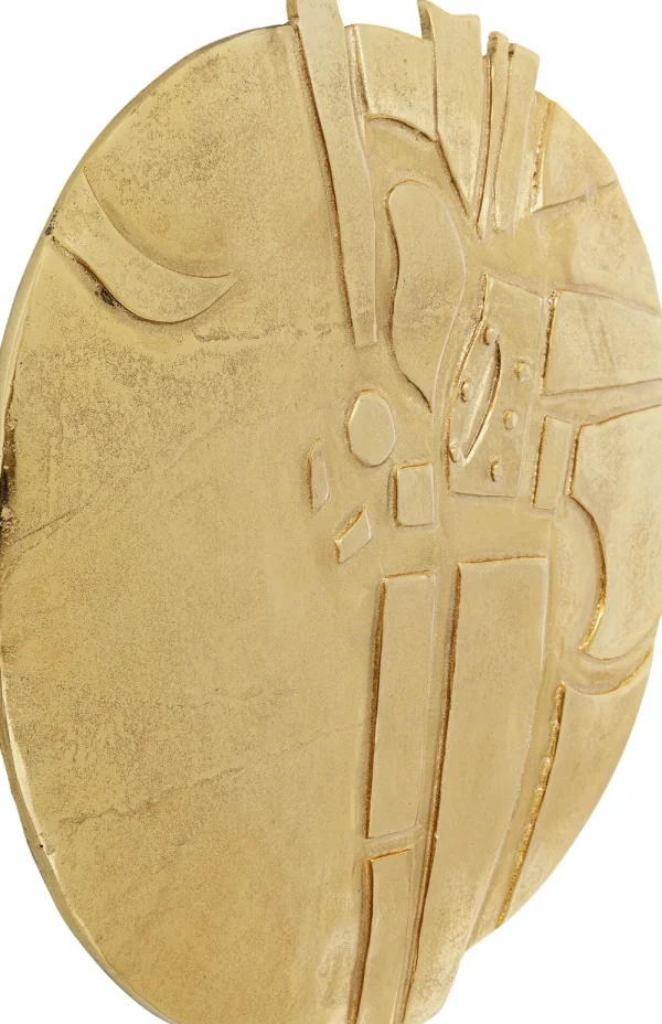 KARE Design Wanddecoratie Kala Antique Gold Ø60cm