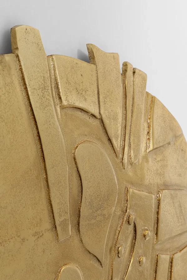 KARE Design Wanddecoratie Kala Antique Gold Ø60cm