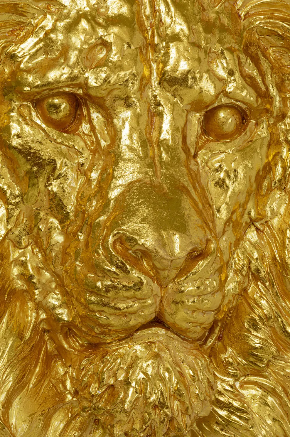 wanddecoratie_lion_head_gold_xcm_1.webp KARE Design Wanddecoratie Lion Head Gold 90x100cm
