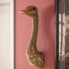 KARE Design Wanddecoratie Ostrich Goud