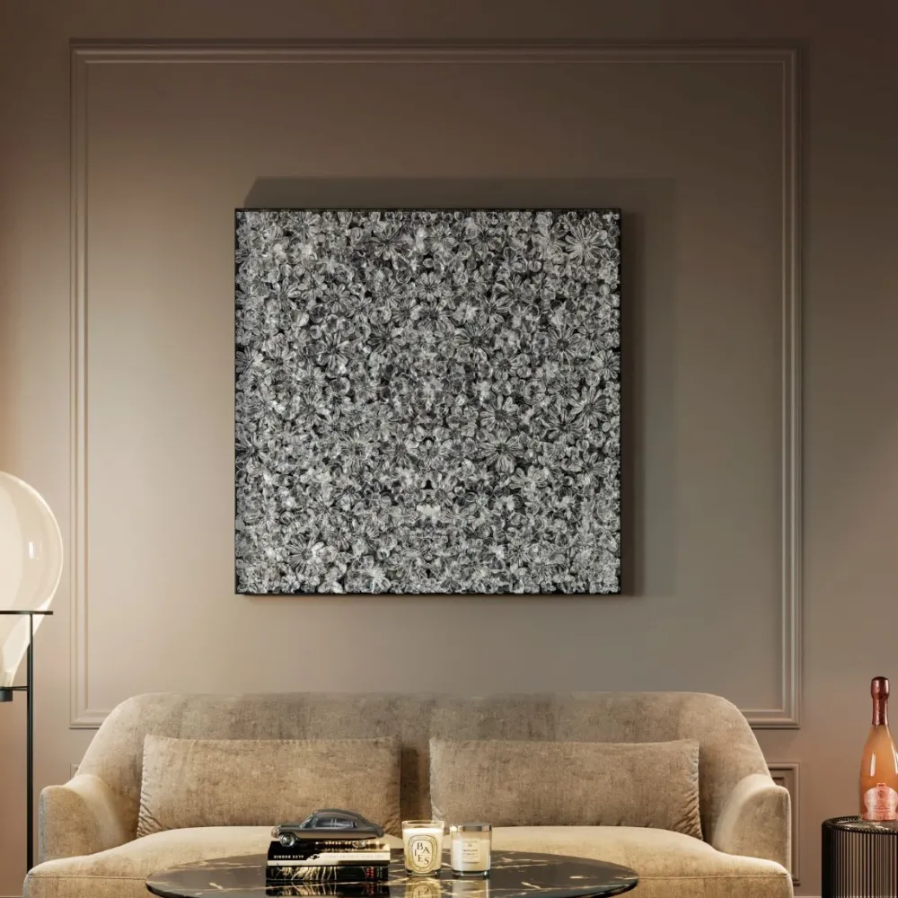 wanddecoratie_silver_flower_xcm_0.webp KARE Design Wanddecoratie Silver Flower 100x100cm