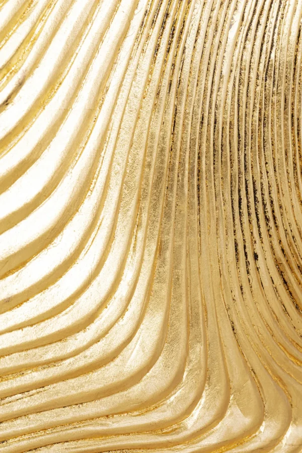 KARE Design Wanddecoratie Wave Gold (Set Van 2)