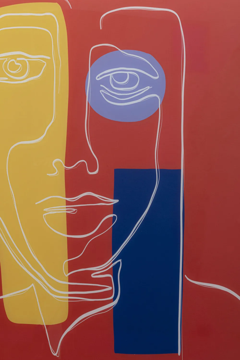 wandfoto_art_face_red_xcm_2.webp KARE Design Wandfoto Art Face Red 100x100cm