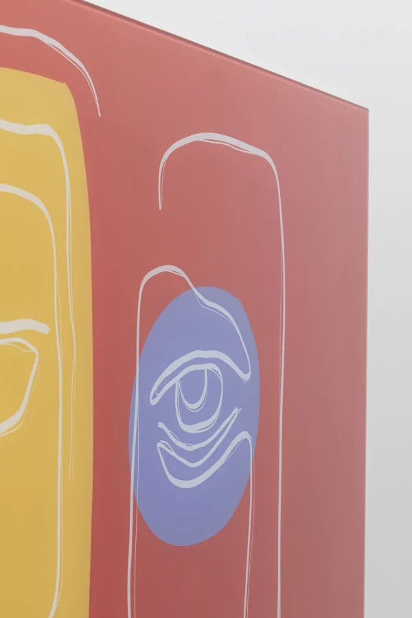 KARE Design Wandfoto Art Face Red 100x100cm