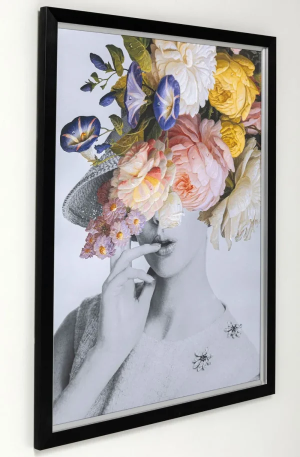 KARE Design Wandfoto Flower Lady Pastel 152x117cm