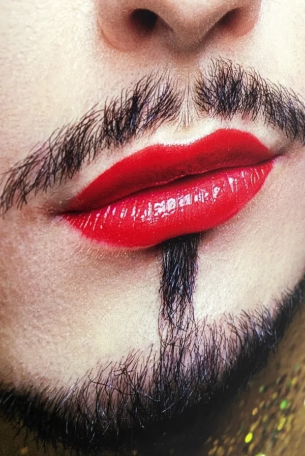 KARE Design Wandfoto Glass Metallic Flower Man 80x80 Cm