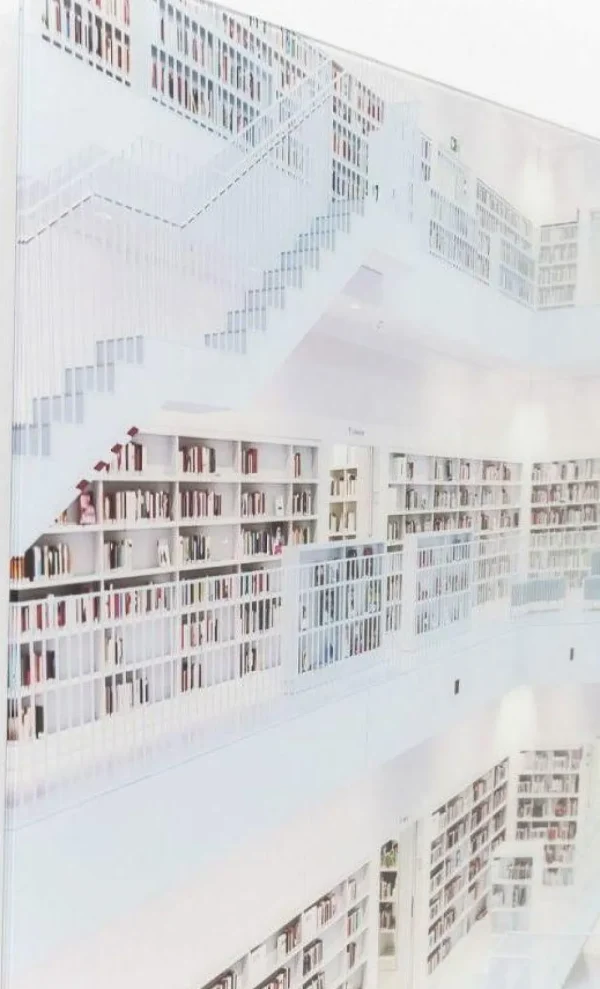 KARE Design Wandfoto Glass Modern Library 120x80