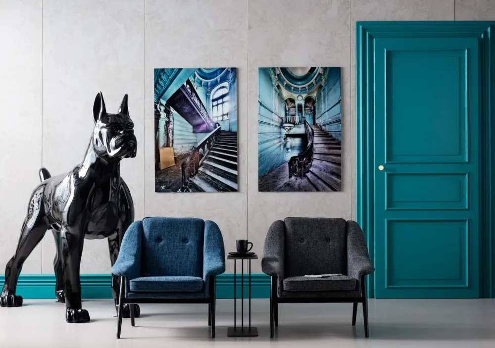 wandfoto_glass_old_staircase_corner_2.webp KARE Design Wandfoto Glass Old Staircase Corner