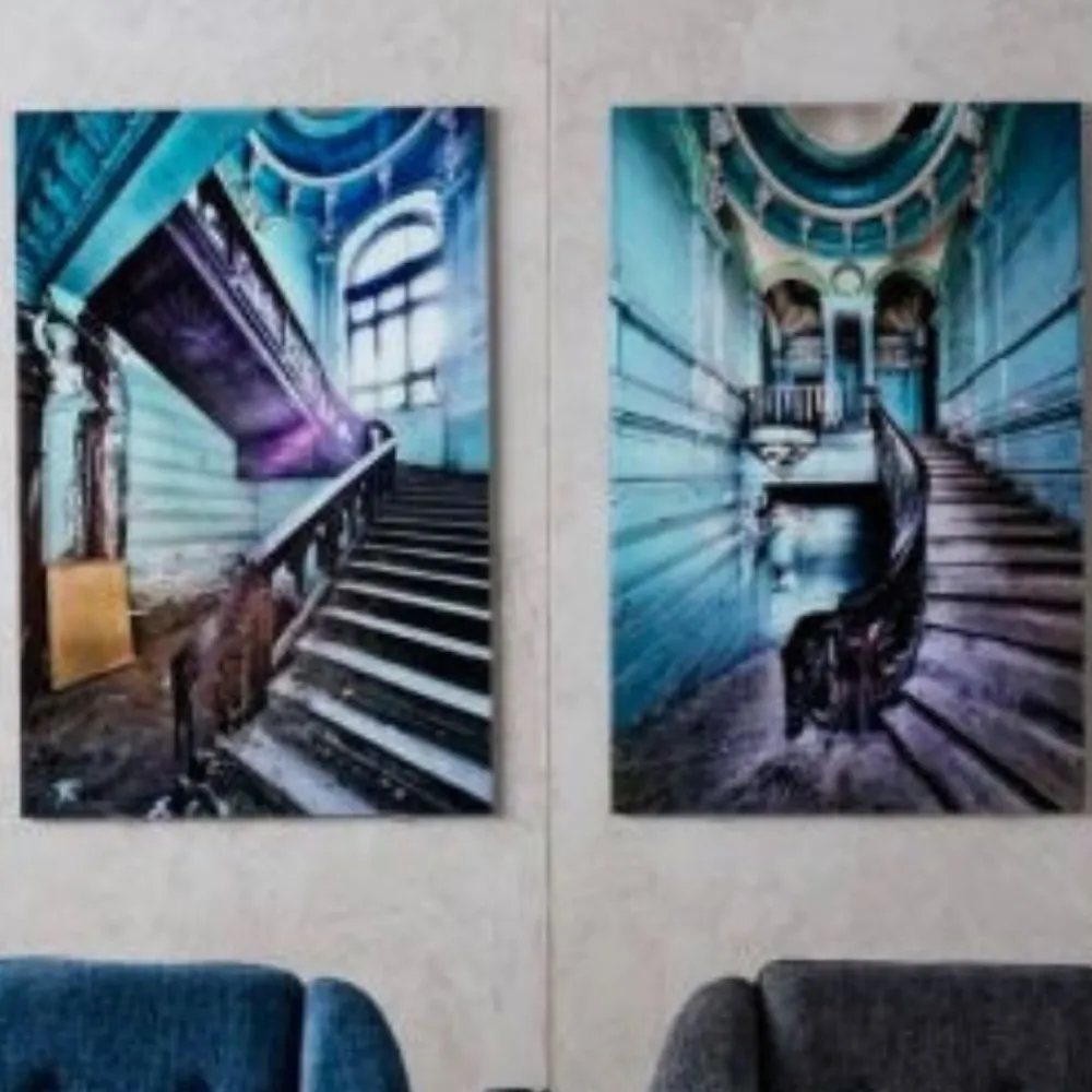 wandfoto_glass_old_staircase_x_cm_0.webp KARE Design Wandfoto Glass Old Staircase 120x80 Cm