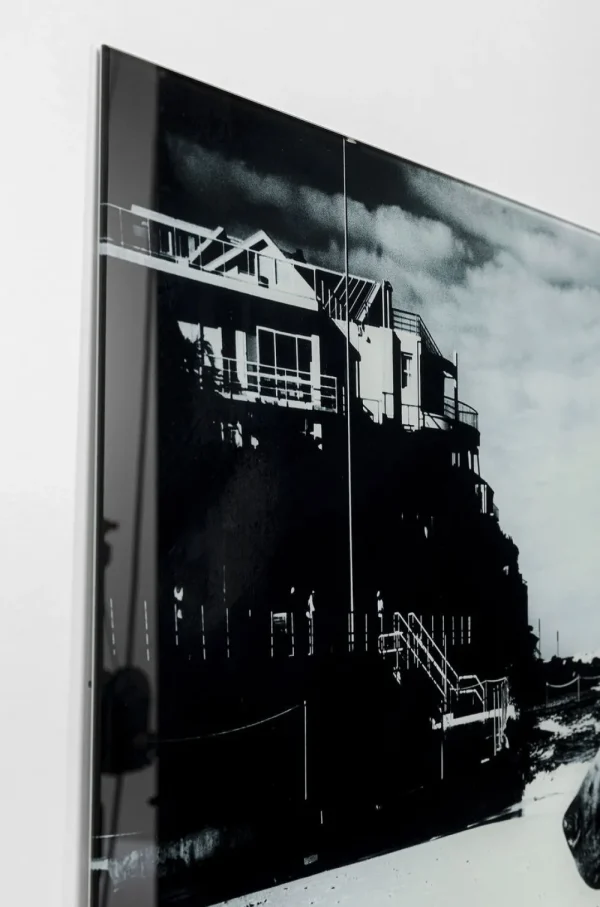 KARE Design Wandfoto Glass Sexy Dog Beach Back 120cm