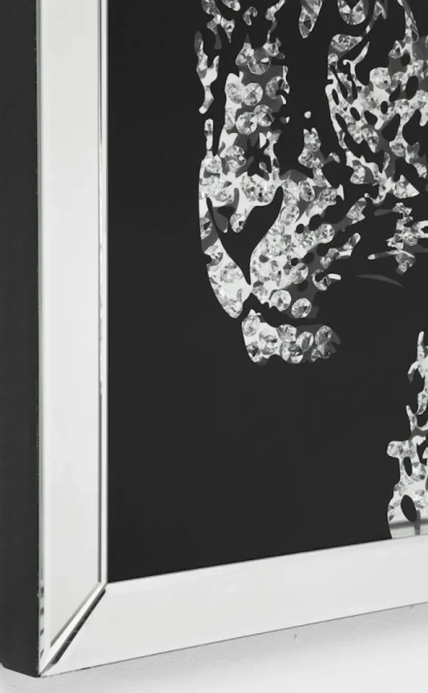 KARE Design Wandfoto Leopard 80x80cm