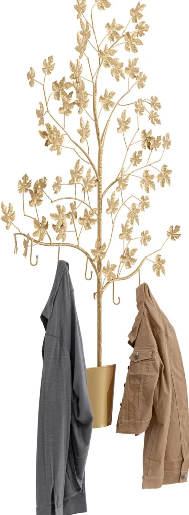 KARE Design Wandkapstok Leafline Gold 93cm