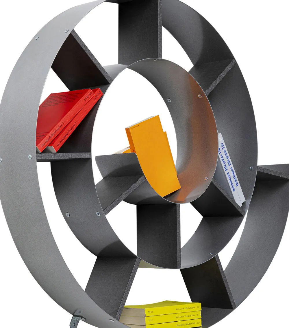 wandkast_snail_zilver_3.webp KARE Design Wandkast Snail Zilver