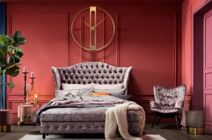 KARE Design Wandklok Clip Goud Ø107cm