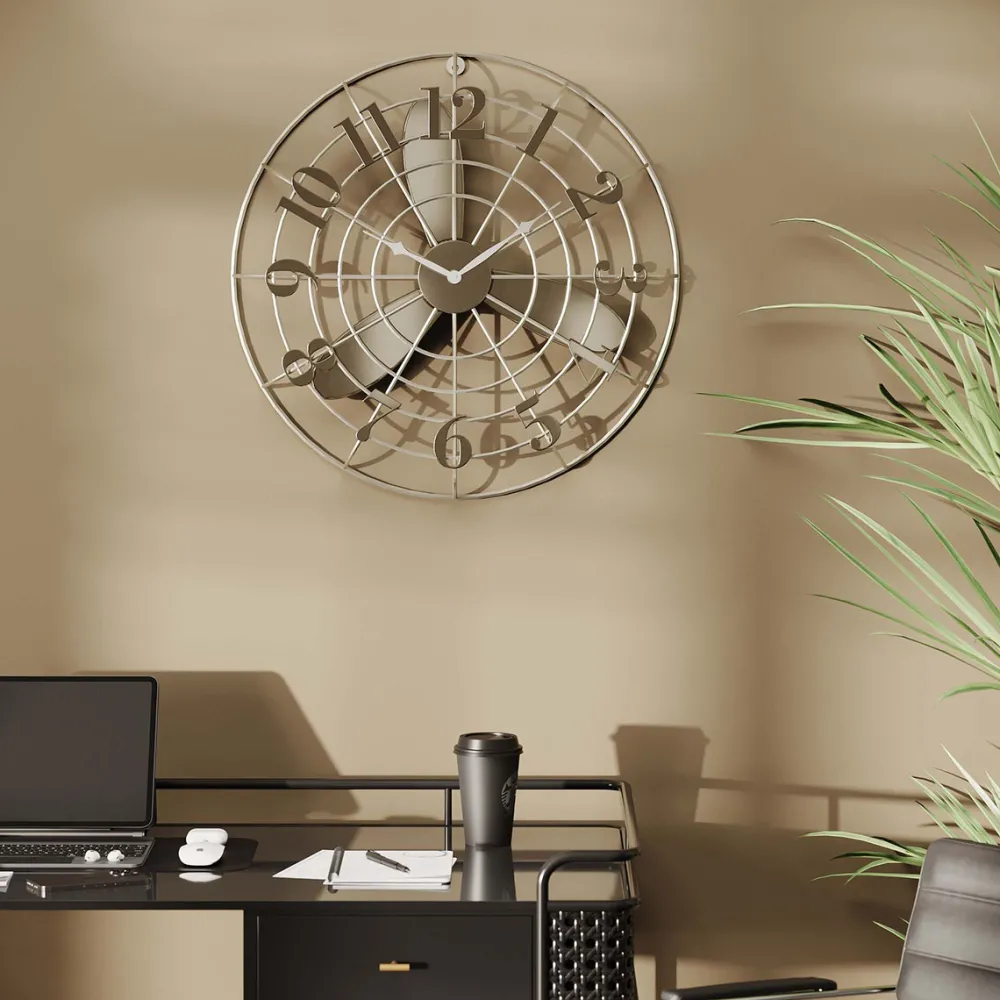 wandklok_fan_blade_cm_0.webp KARE Design Wandklok Fan Blade Ø61cm