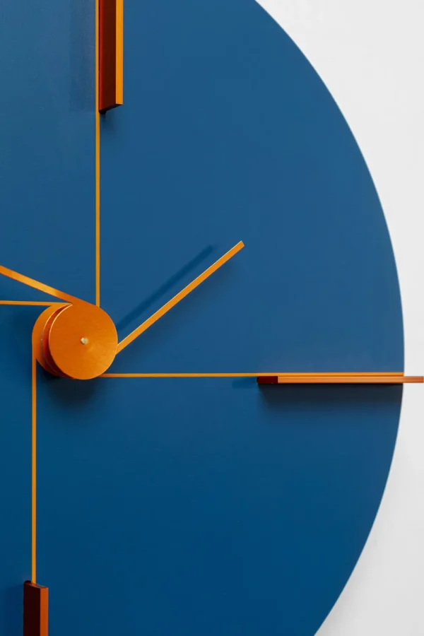 KARE Design Wandklok Felice Blue 30cm