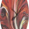 KARE Design Wandklok Glas Chaos Fire Ø80cm
