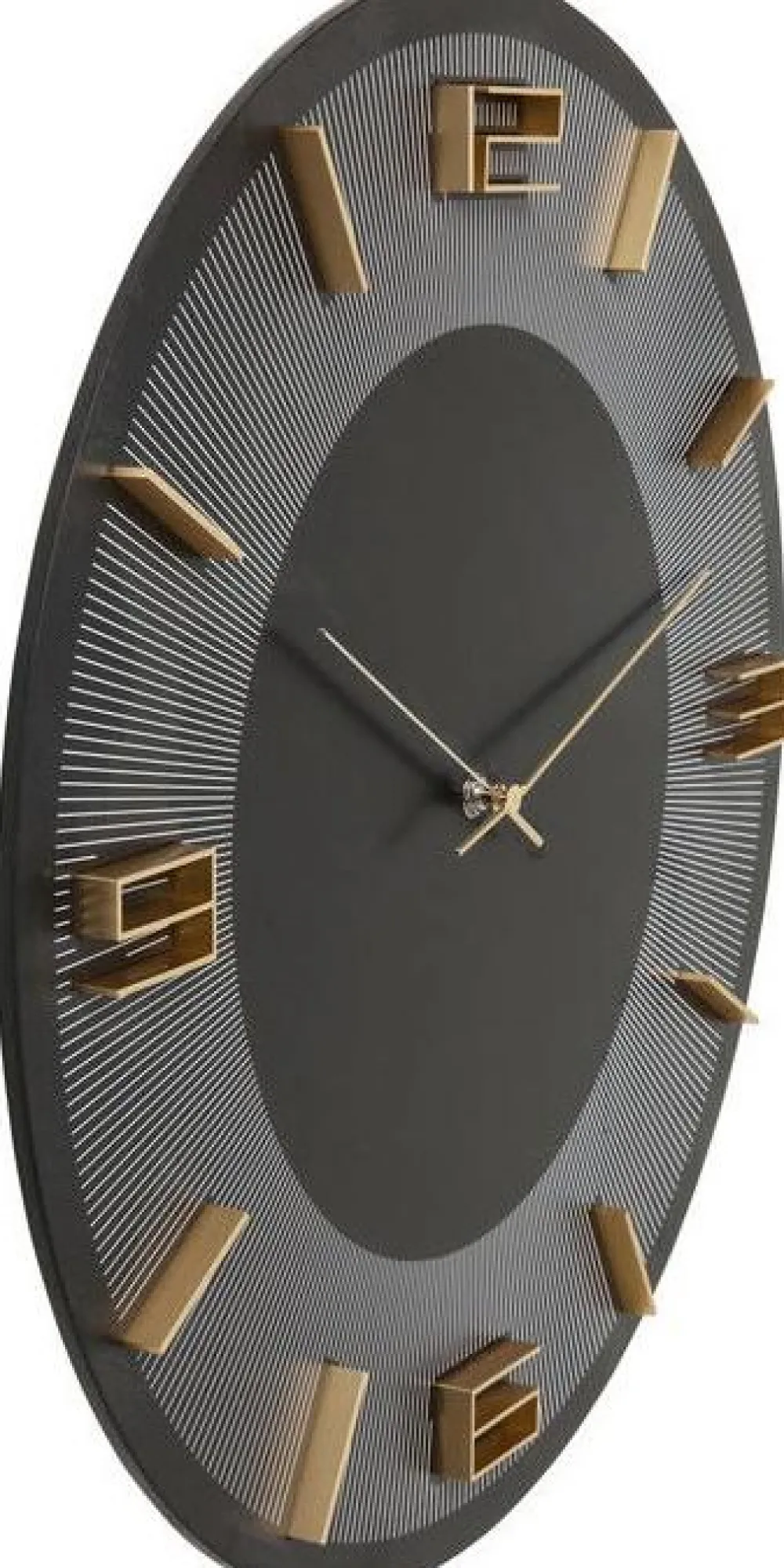 wandklok_leonardo_zwartgoud_cm_1.webp KARE Design Wandklok Leonardo Zwart-Goud 50cm