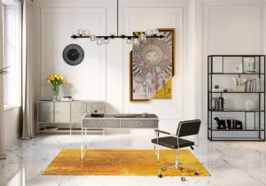 KARE Design Wandklok Leonardo Zwart-Goud 50cm