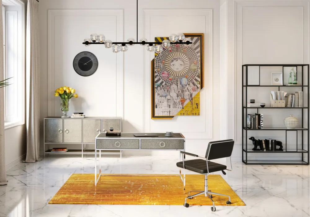 wandklok_leonardo_zwartgoud_cm_5.webp KARE Design Wandklok Leonardo Zwart-Goud 50cm