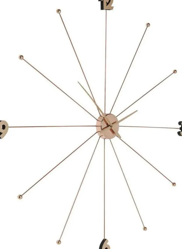 KARE Design Wandklok Like Umbrella Rosé Goud