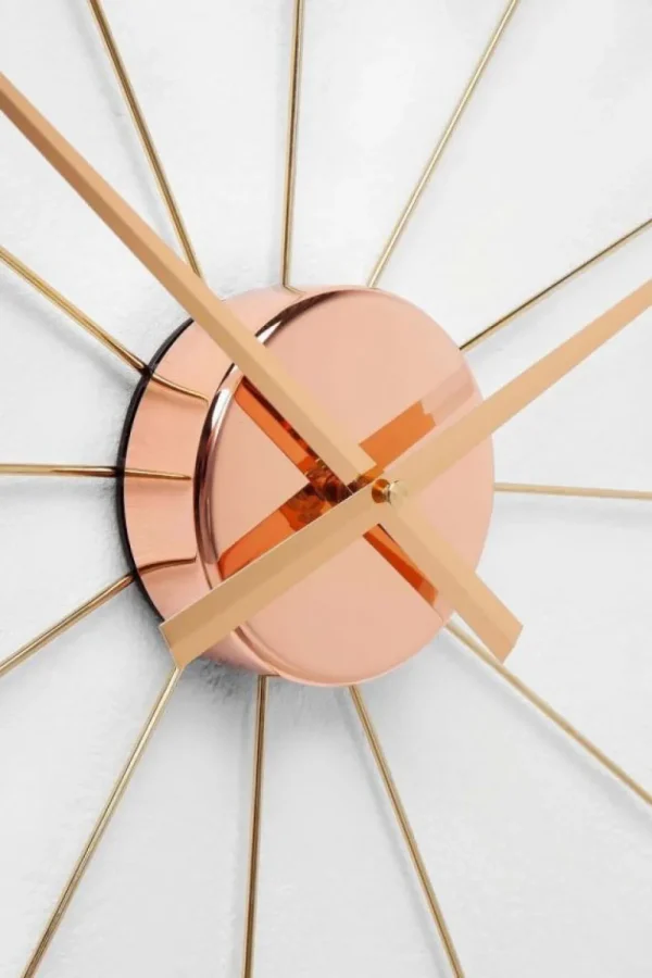 KARE Design Wandklok Like Umbrella Rosé Goud