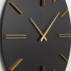 KARE Design Wandklok Luca Black Ø70cm
