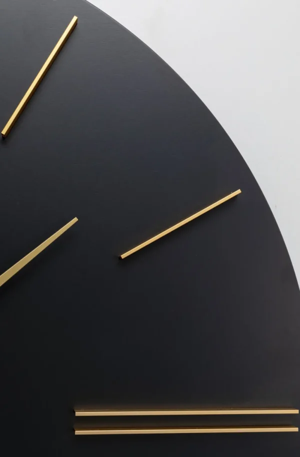 KARE Design Wandklok Luca Black Ø70cm