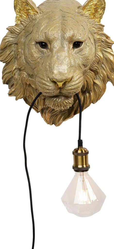 KARE Design Wandlamp Animal Tiger Head