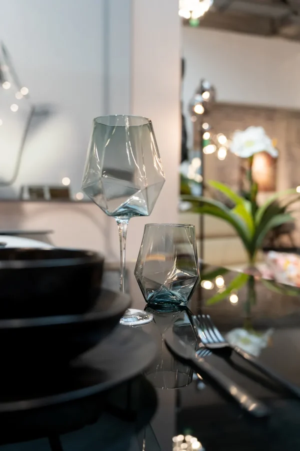 KARE Design Waterglas Diamond Smoke