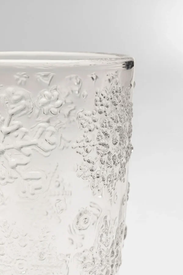 KARE Design Waterglas Ice Flowers Clear