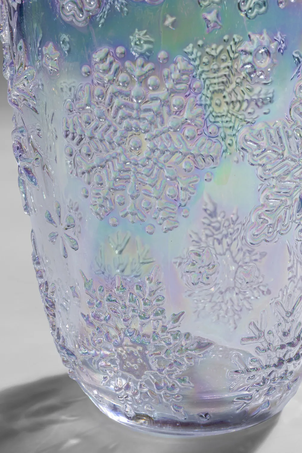 KARE Design Waterglas Ice Flowers Colore