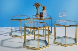 KARE Design Wijnglas Diamond Gouden Rand