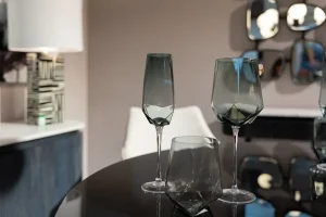 KARE Design Wijnglas Diamond Smoke