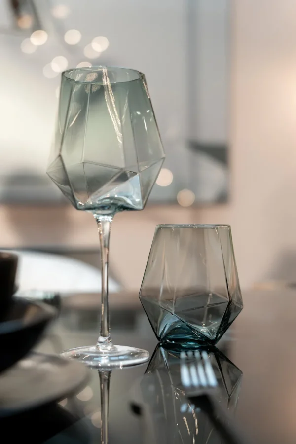 KARE Design Wijnglas Diamond Smoke