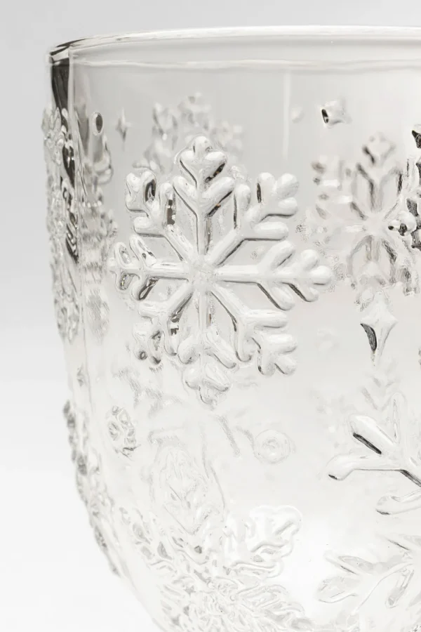 KARE Design Wijnglas Ice Flowers Clear
