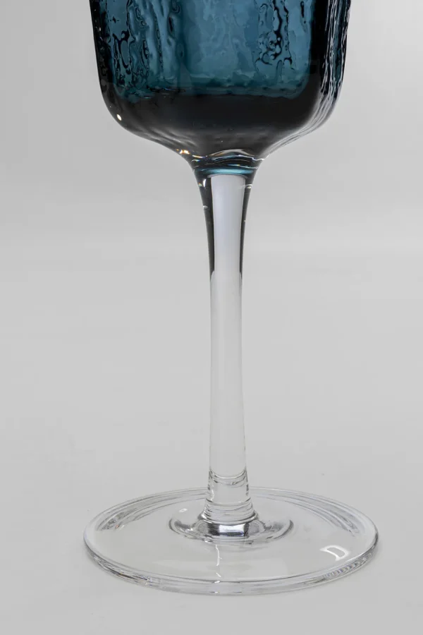 KARE Design Witte Wijnglas Cascata Blue